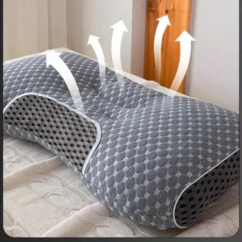 Oreiller de lit orthopédique 1PCS sommeil contour ergonomique support de cou anti-acariens