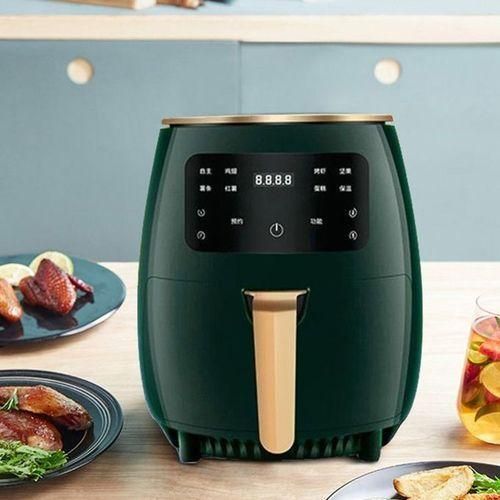 Friteuse A Air Multifonctionnelle De Grande Capacité - 6 L - Vert