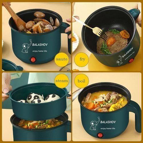 Mini Cuisinière Électrique Marmite Antiadhésive 1.8L