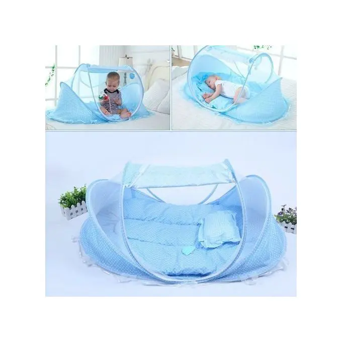 Berceau Moustiquaire Pour Bébé -Bleu