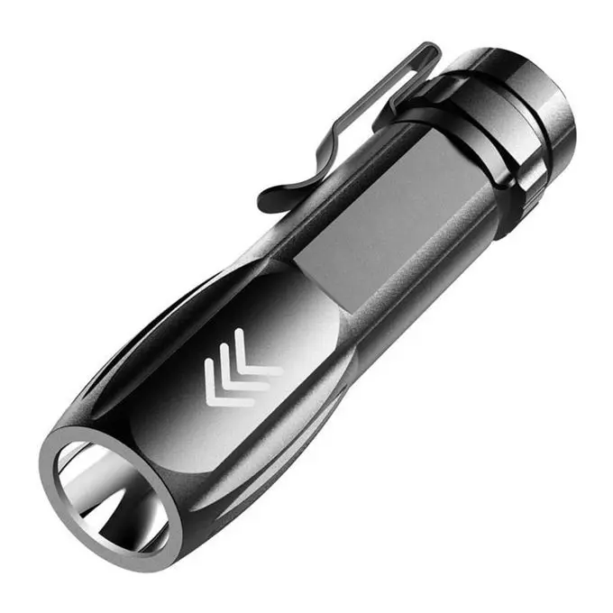 Mini Torche Rechargeable – USB – Noir