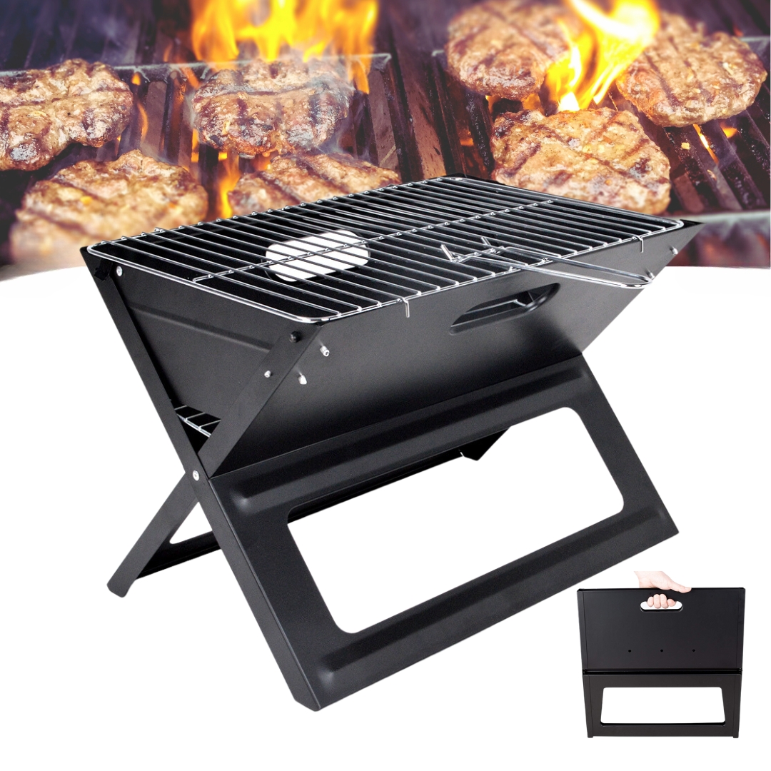 Barbecue au Charbon DECAKILA KMCC014B – Portable Pliable Compact Noir (Copie)