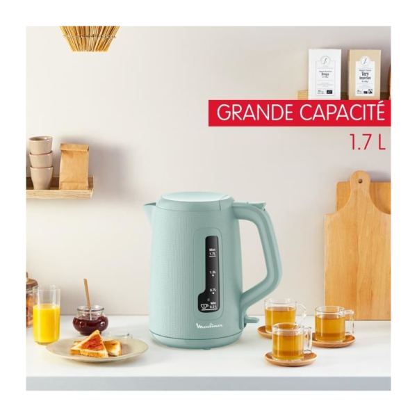 Bouilloire électrique moulinex-1,7L-morning plus 2000-2400w-vert-moulinex-1
