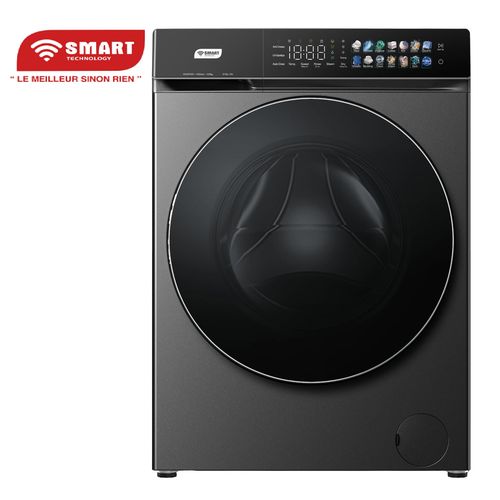 Machine à Laver Automatique 12KG Avec Essorage (STML-12H) - Gris - Garantie 06 Mois - Smart technology