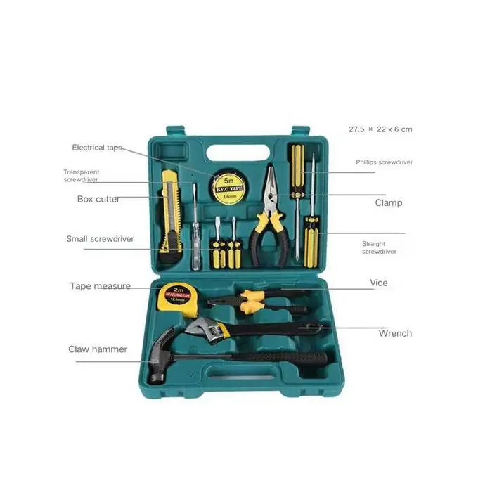 Malette Boîte à Outils 13 En 1 – Vert-2