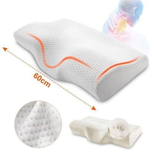 Oreiller en mousse à mémoire de latex orthopédique 100% naturel avec rebond