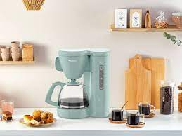 Cafetière électrique Moulinex morning-10-15 tasses-1000w-verte