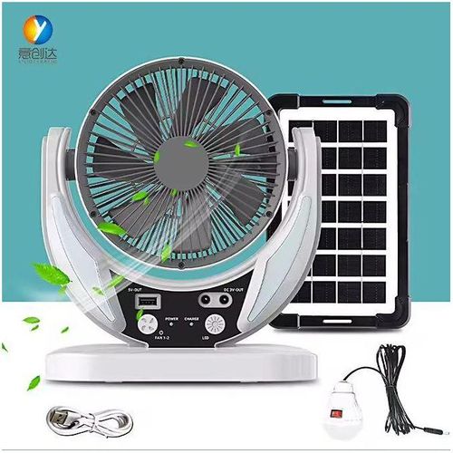 Ventilateur Rechargeable à énergie Solaire – Rotative 360