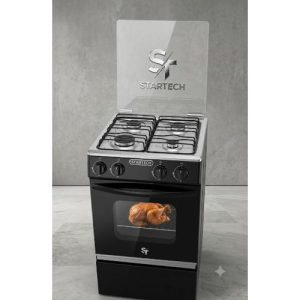 STARTECH Cuisinière à Gaz avec Four SSGPRO-50*50 B