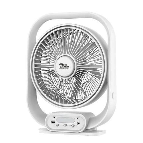 Green Keepers Ventilateur De Table Rechargeable Énergie Rechargeable 220v Et Panneau Solaire