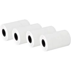Divers PAPIER THERMIQUE 57 X 40 MM LOT DE 4 ROULEAUX POUR IMPRIMANTE THERMIQUE 58 MM