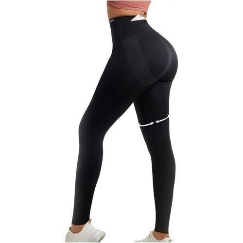 Leggings de shapewear extensibles sans couture, taille haute, contrôle du ventre pour femmes