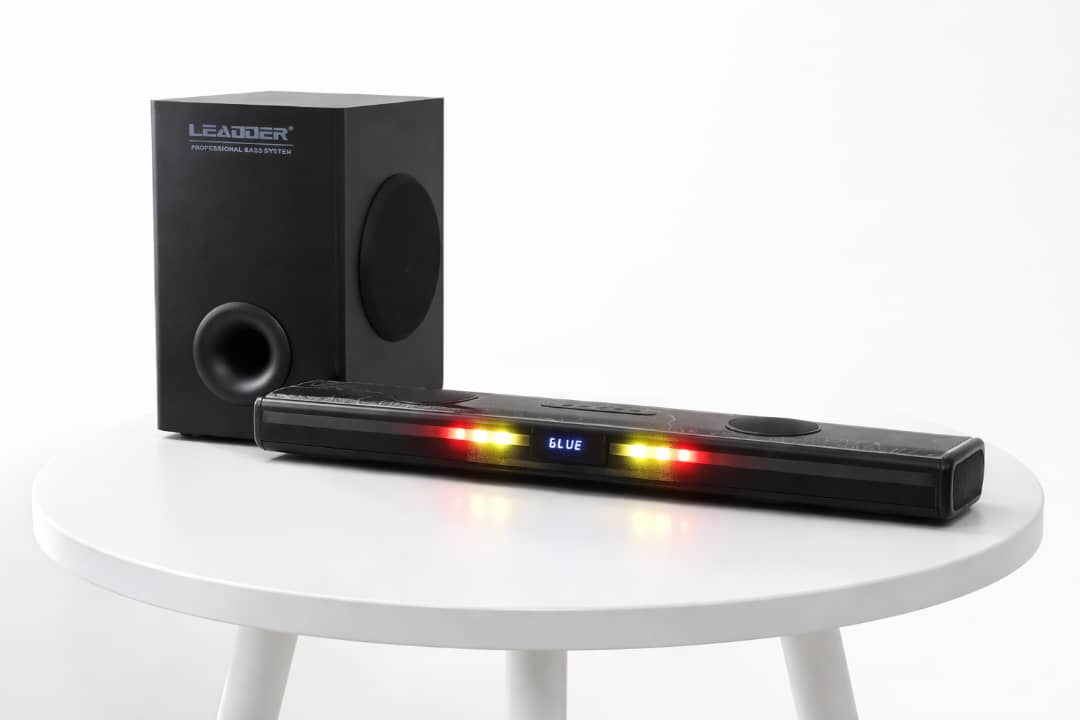 Leadder Grande Barre de son - USB/HDMI/AUX/BT/IR/LED/AC-1