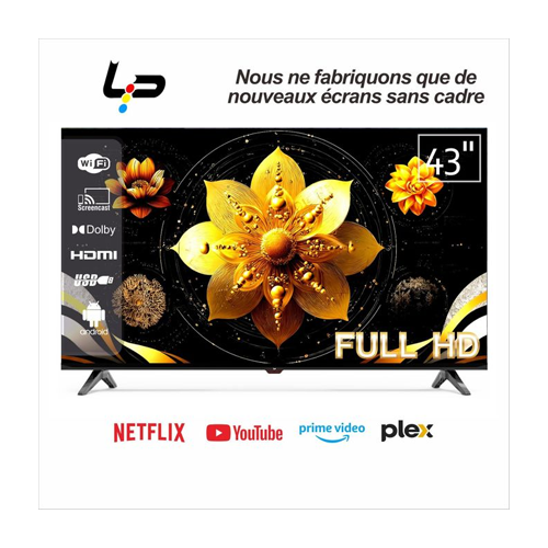 LP 43 Téléviseurs intelligents - Sans cadre - Android 14.0