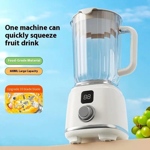 Petit Blender Rechargeable Pour Purée de bébé ou Jus De Fruit Avec Ecran LCD - 750ml - Beige-2