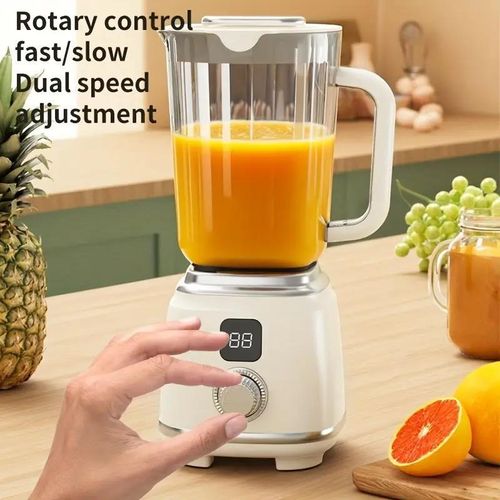 Petit Blender Rechargeable Pour Purée de bébé ou Jus De Fruit Avec Ecran LCD - 750ml - Beige