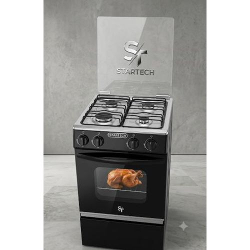 STARTECH Cuisinière à Gaz avec Four SSGPRO-50*50 B