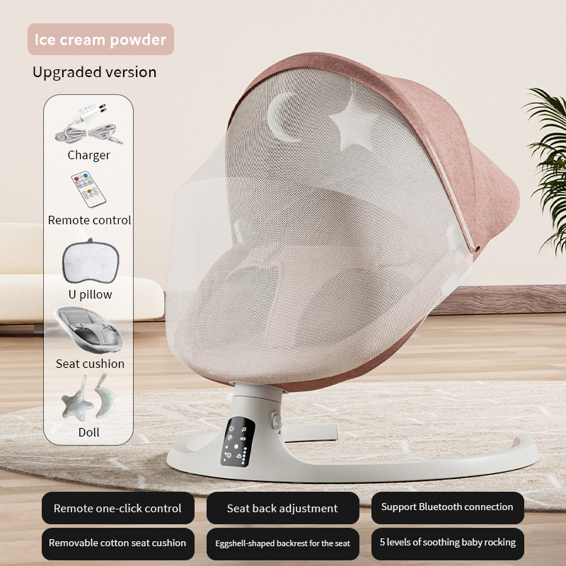 Couffin Apaisant Mélodieux avec télécommande,  cadeau pour nouveau-né, durable