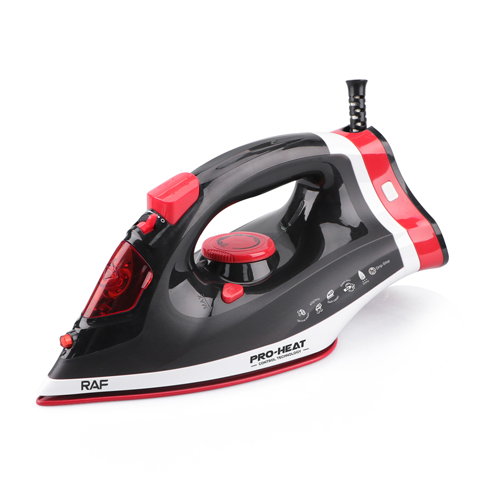 Raf Fer sans fil et filaire à vapeur 2 en 1 - électrique - 2200W - Rouge