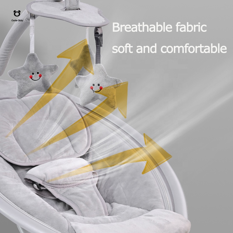 Transat/Couffin Apaisant Mélodieux avec télécommande,  cadeau pour nouveau-né, durable-1