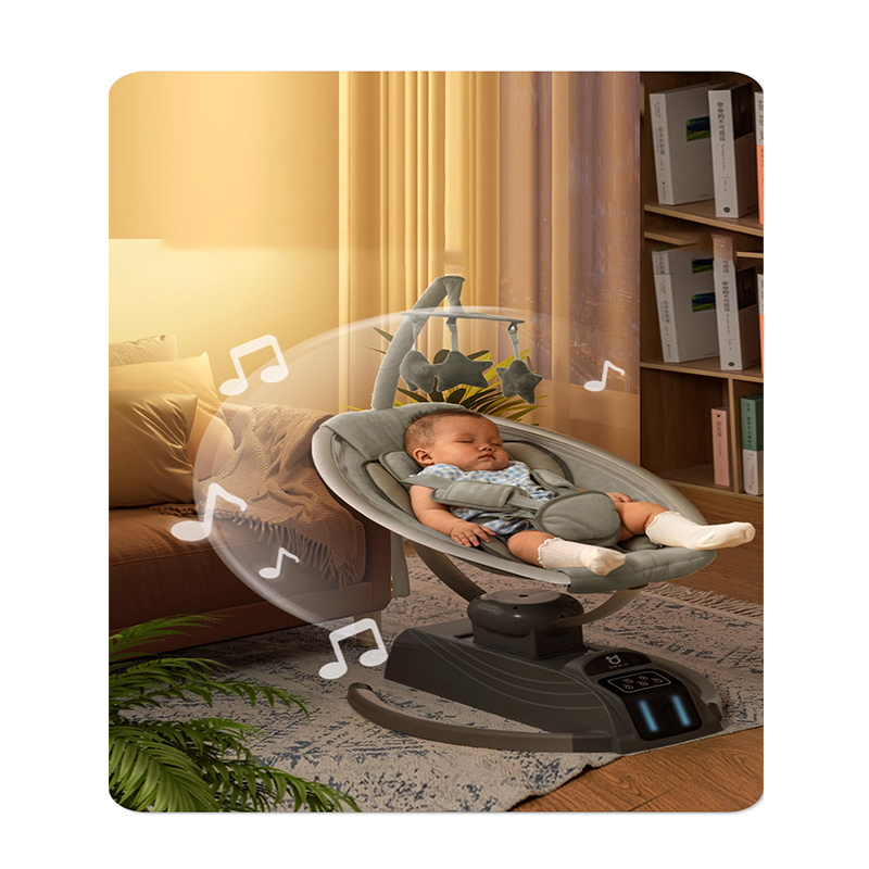 Transat/Couffin Apaisant Mélodieux avec télécommande,  cadeau pour nouveau-né, durable-5