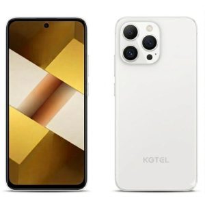 Kgtel Solo 20plus HD - 6.67" - 3G - Dual SIM - 5/64Go - 5000mAh - 13MP/8MP - Blanc (Coque+Antie choc inclus) - 12 Mois Garantie