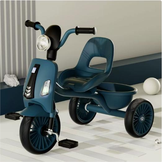 Vélo Tricycle pour enfants 1 à 5 ans Avec musique et lumière – Bleu