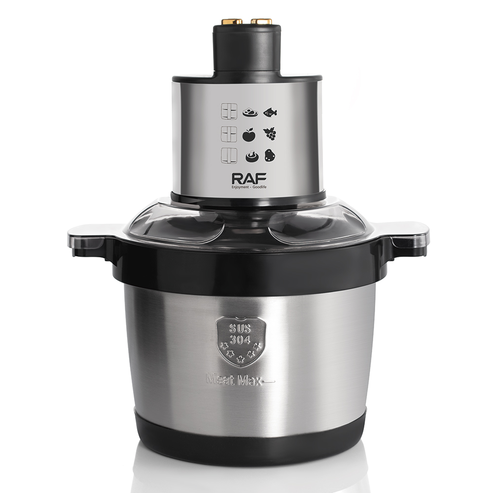 Raf Pile Foutou/Hachoir à Viande/Graine Electrique Capacité 6L - 500W