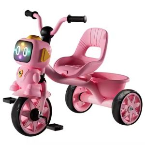 Vélo Tricycle pour bébé à 3 roues/vélo pour enfants – Musique et son - Rose