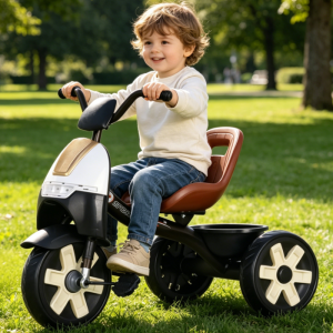 Vélo Tricycle pour bébé à 3 roues/vélo pour enfants – Musique et son - Rouge