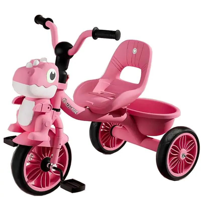Vélo Tricycle pour enfants 1 à 5 ans Avec musique et lumière – Rose