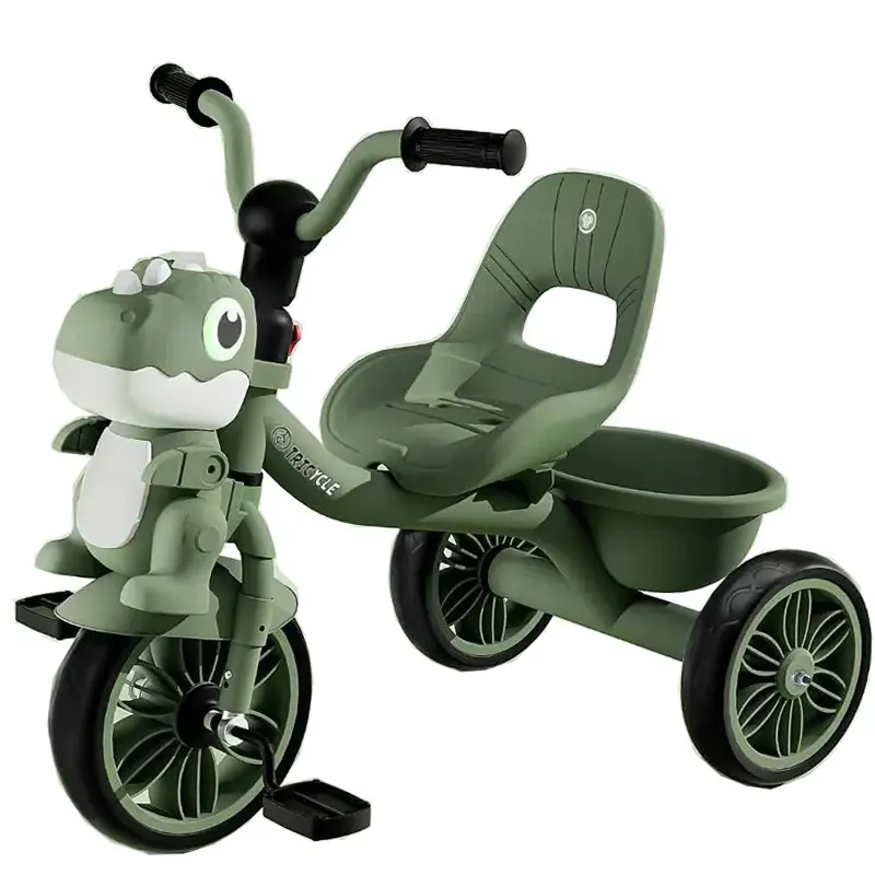 Vélo Tricycle pour enfants 1 à 5 ans Avec musique et lumière – Vert