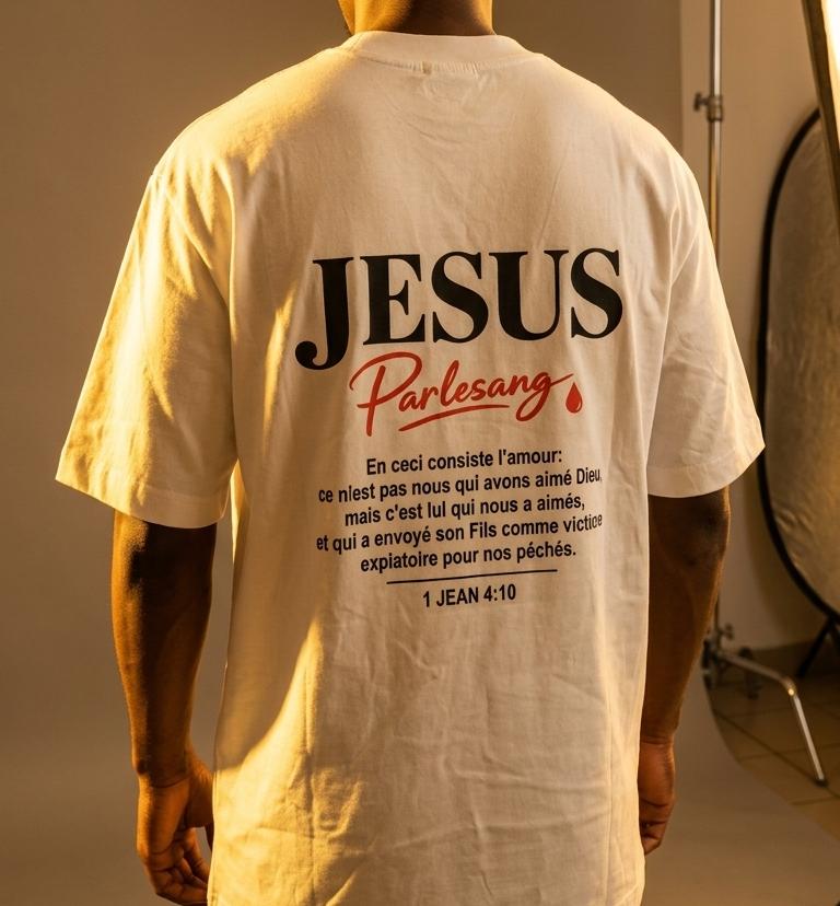 T-shirt Oversize « Jésus » – 100% Coton Premium (Copie) (Copie) (Copie)