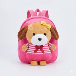 Sac à dos en peluche pour enfant maternelle-multicolore