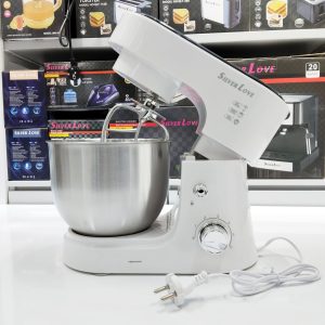 Silver crest Robot pâtissier sur socle en inox 4L - Bol, crochet pétrisseur et autres