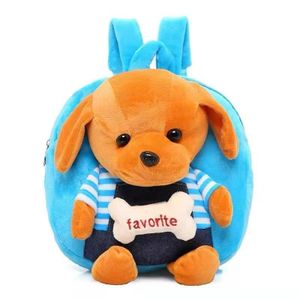 Sac à dos en peluche pour enfant maternelle - Favorite - Bleu
