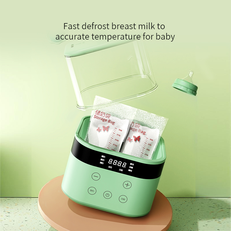 Stérilisateur de biberons Lifelong Baby - Chauffe-biberon sans BPA - Stérilisateur pour bébés - Kit de voyage pour nouveau-né (4 biberons) - Stérilisation des biberons - Rose-2