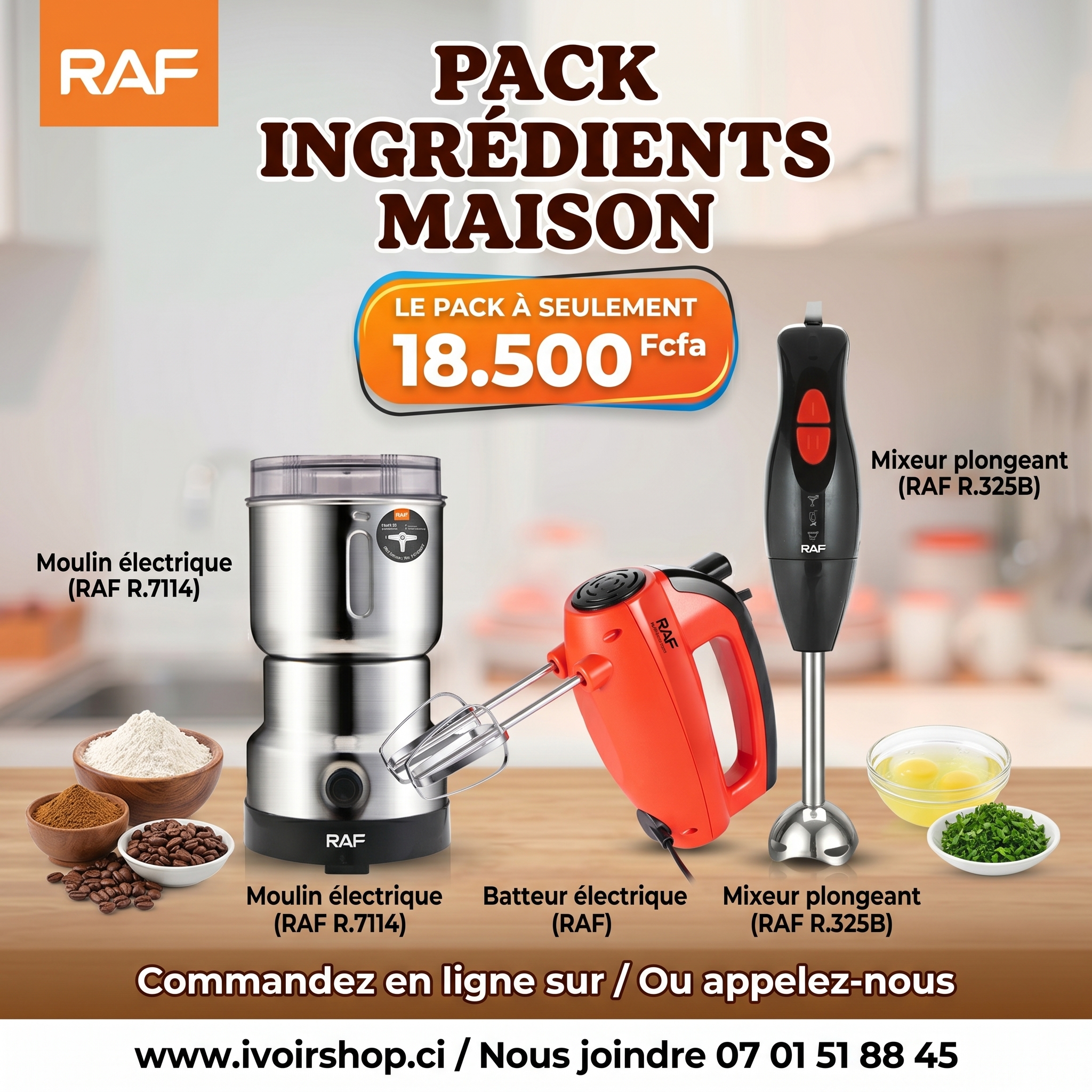 Pack ingrédient maison