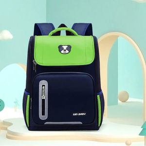 Sac à Dos d’école CM au collège pour Enfant Garçon et Fille Étanche - Vert