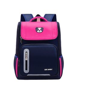 Sac à Dos d’école CM au collège pour Enfant Garçon et Fille Étanche - Rose