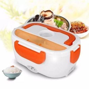 Lunch Box Chauffante avec Poignée - Orange