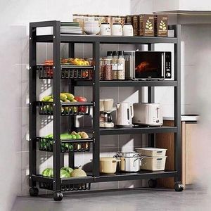 Étagère De Rangement En Métal Pour Cuisine Et Autres - 1m20