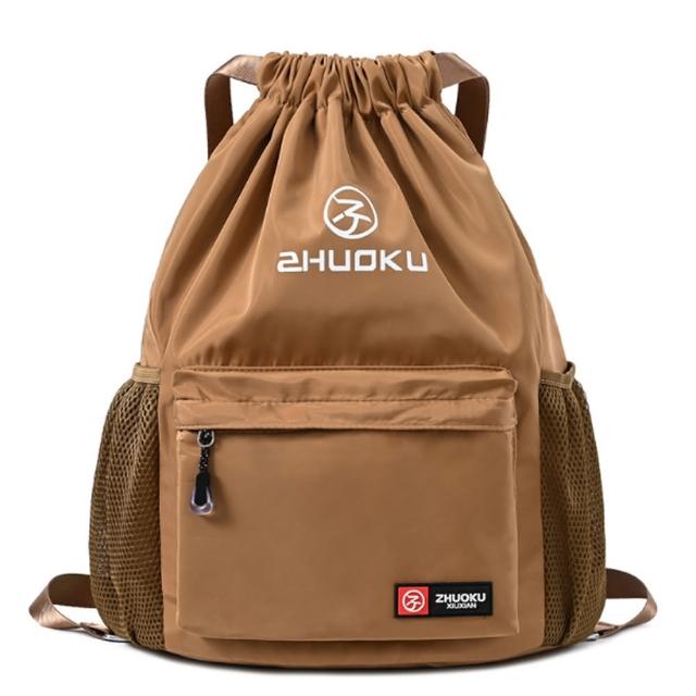 Sac à dos Sac de sport Sac de sport imperméable - Marron