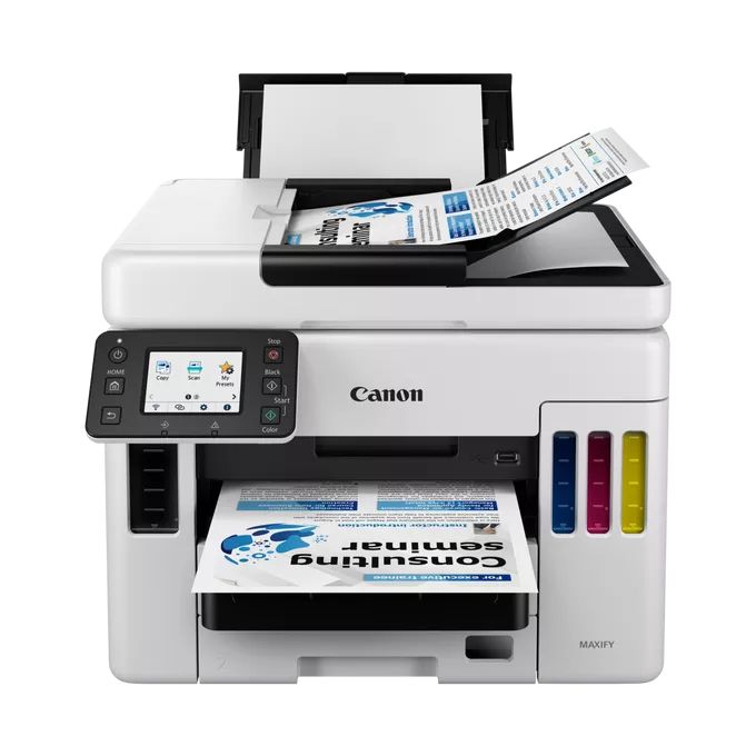 Canon MAXIFY GX7040 – Imprimante Pro 4-en-1 Réservoir Wi-Fi Ethernet | 650 Feuilles & Fax