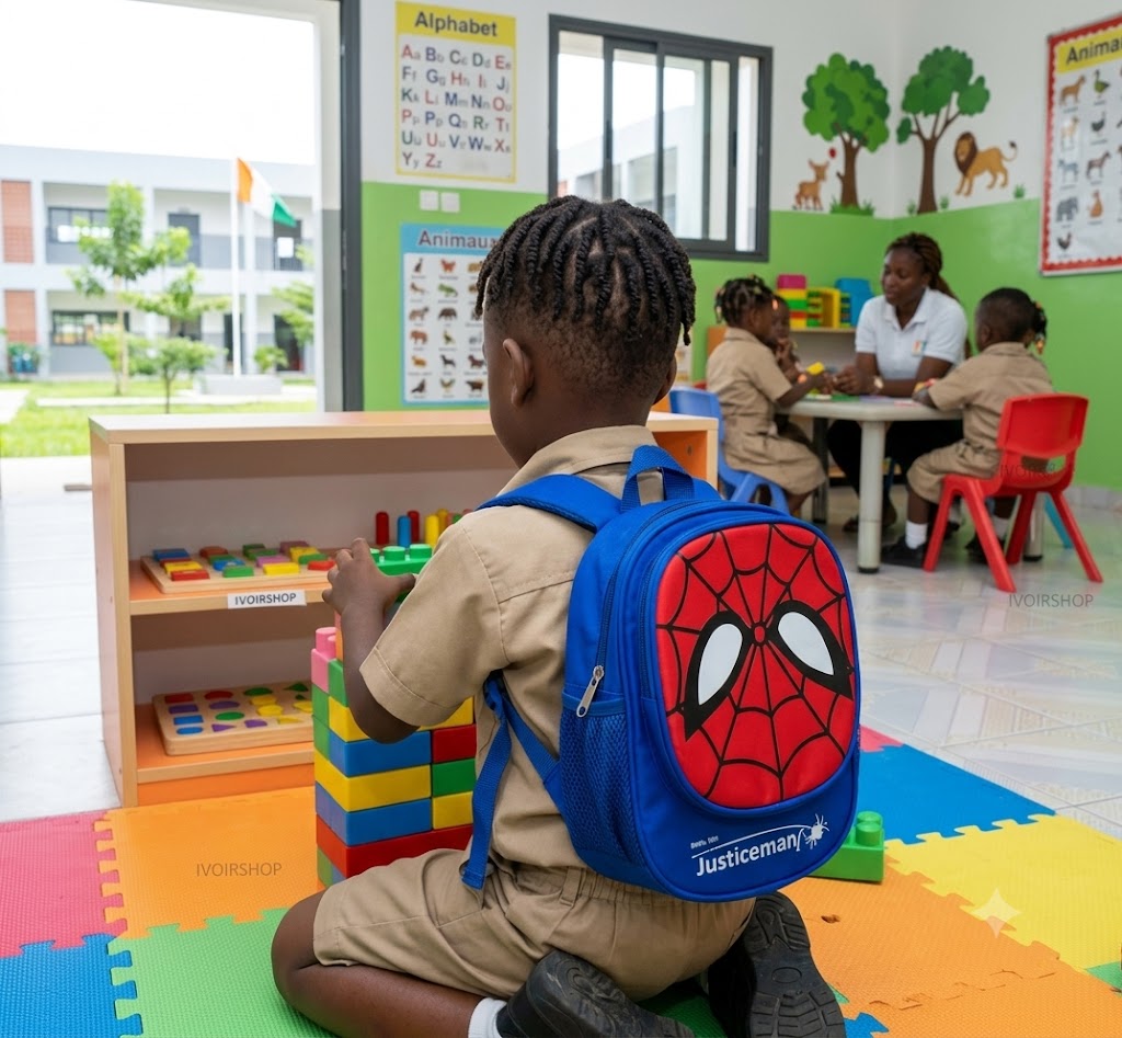 Sac à dos pour enfant de la maternelle Bleu