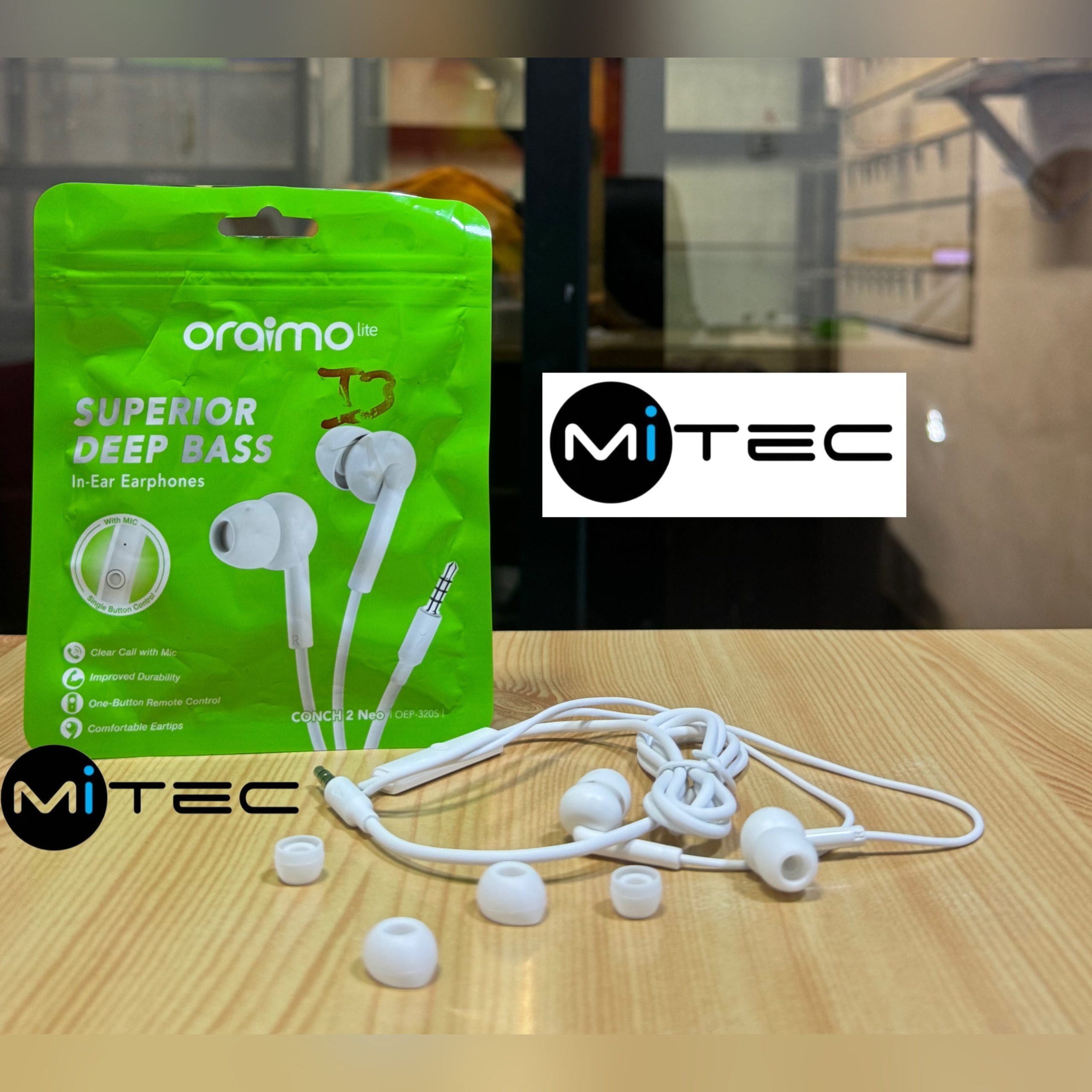 Écouteur Filaire Oraimo i3 Vers Prise Jack 3'5 Mm