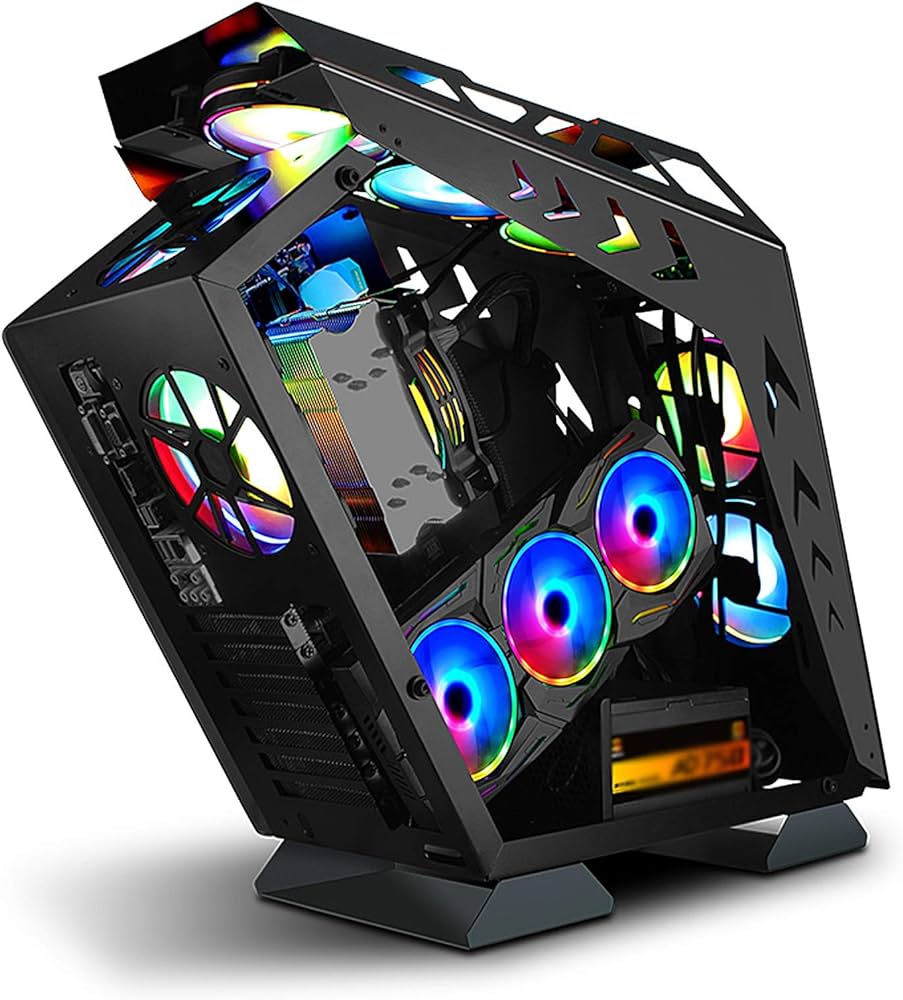 Boitier Gamer – 7 FANS – Noir