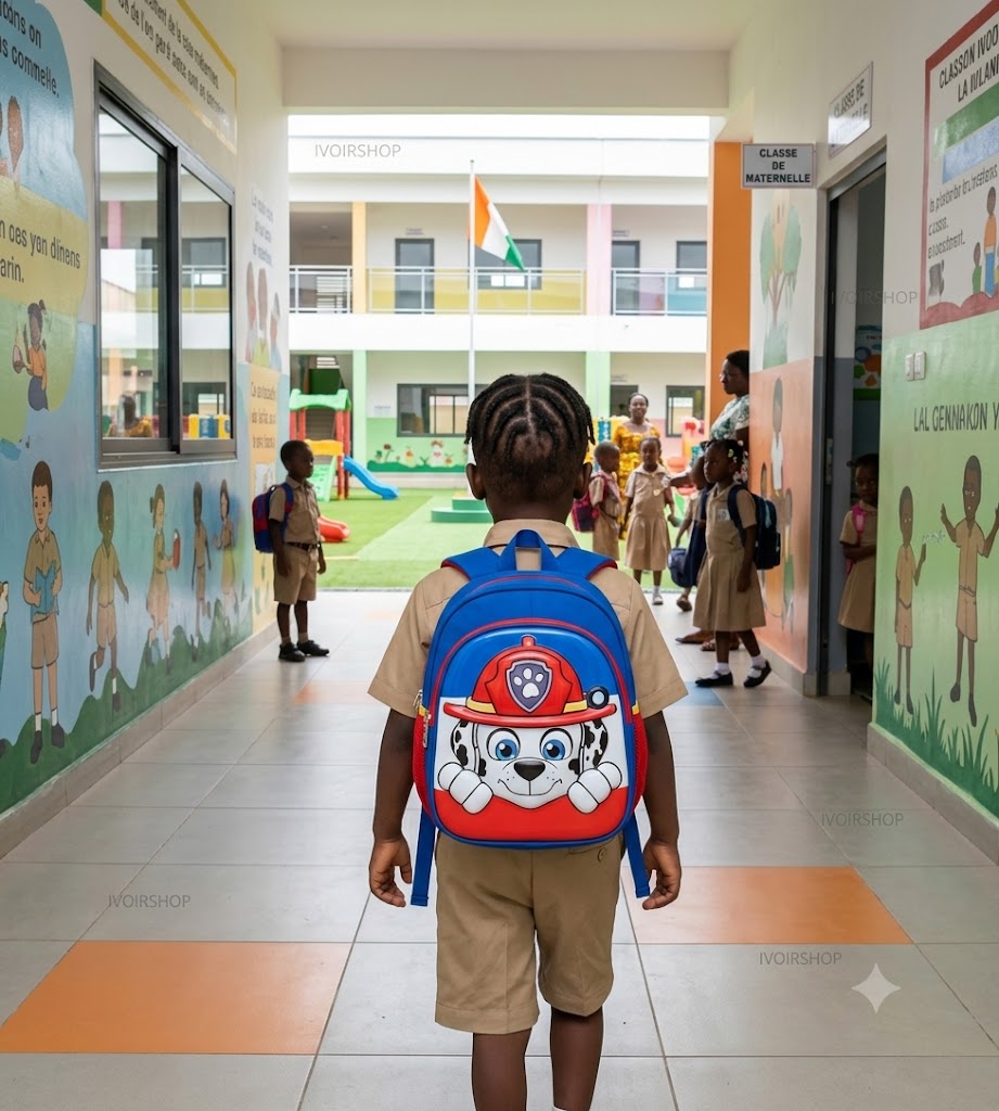 Sac à dos pour enfant de la maternelle au CP1-CP2 - paw patrol Bleu
