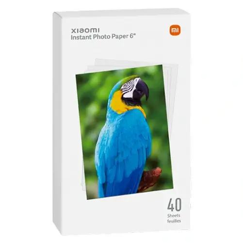 Xiaomi Papier photo 6” – 40 Feuilles – BHR6757GL