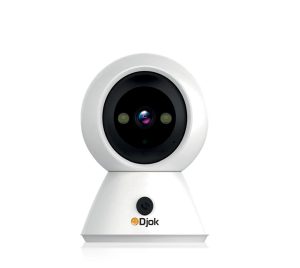 Caméra Bébé & Maison Djok HD 355° – Vision Nocturne, Audio, WiFi